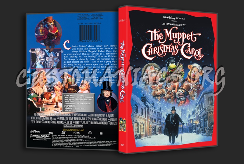 The Muppet Christmas Carol dvd cover