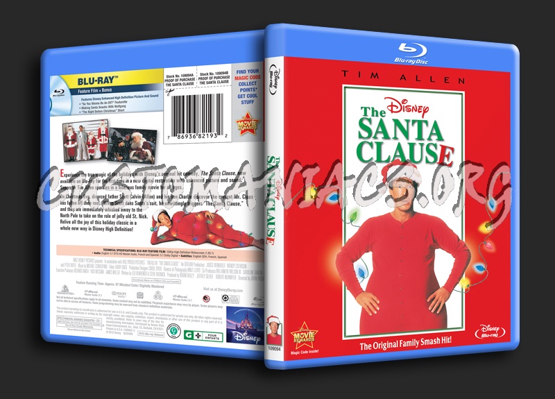 The Santa Clause blu-ray cover