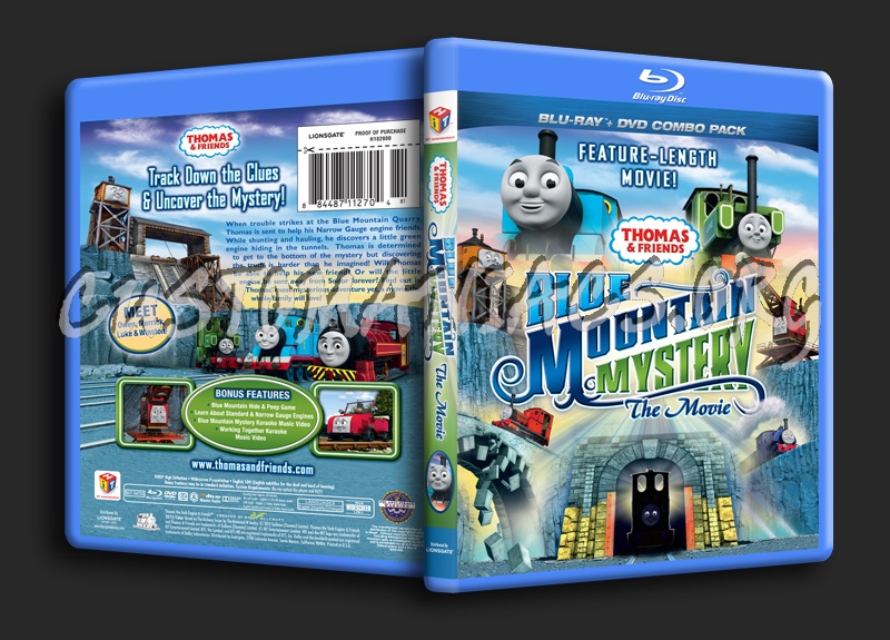 Thomas & Friends: Blue Mountain Mystery The Movie blu-ray cover