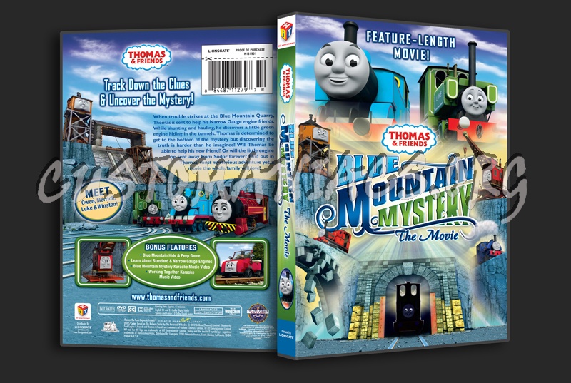 Thomas & Friends: Blue Mountain Mystery The Movie dvd cover