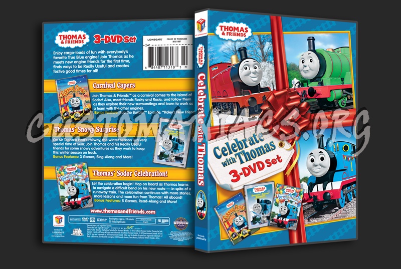 Thomas & Friends: Celebrate with Thomas dvd cover
