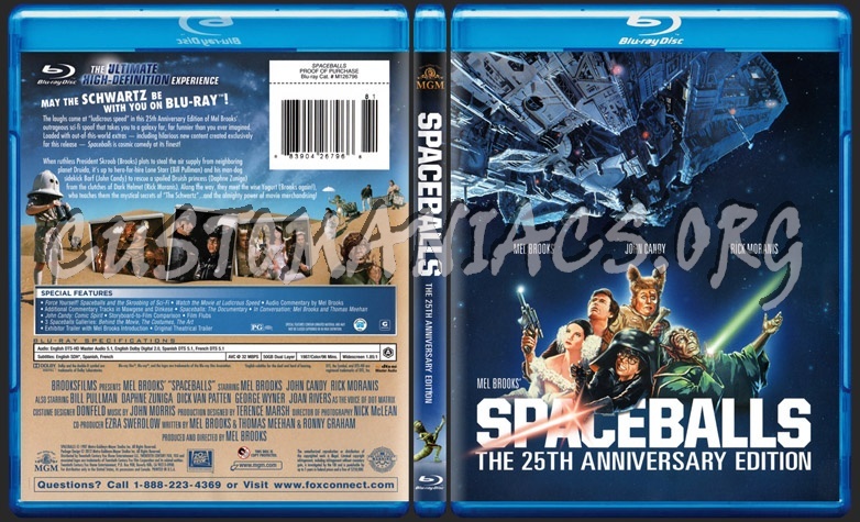 Spaceballs blu-ray cover