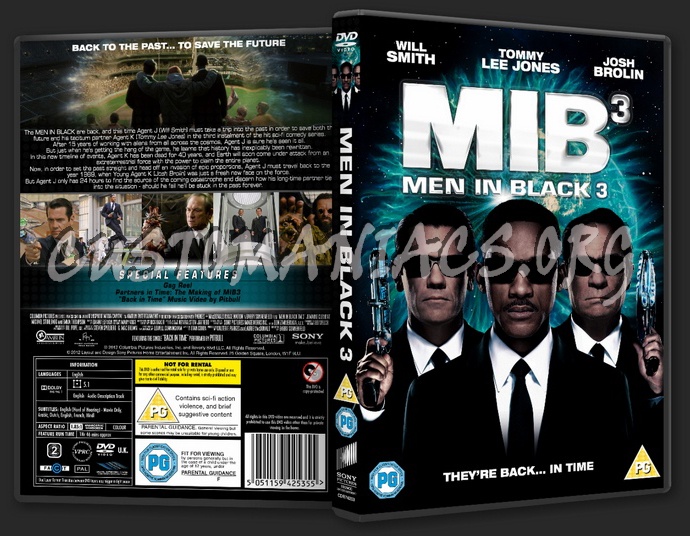 Men In Black 3 dvd cover