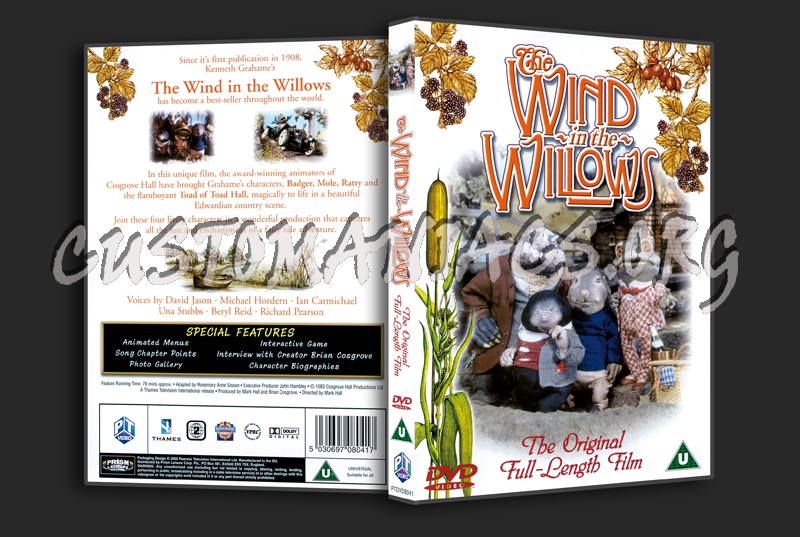 The Wind in the Willows dvd cover