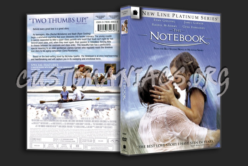 The Notebook dvd cover