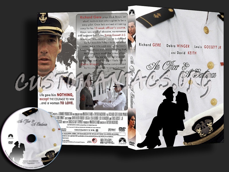 An Officer and a Gentleman dvd cover