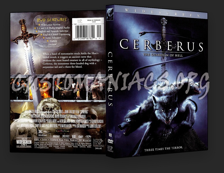 Cerberus dvd cover
