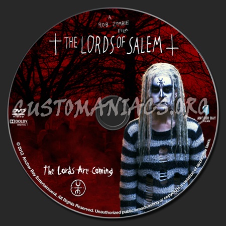 The Lords of Salem dvd label