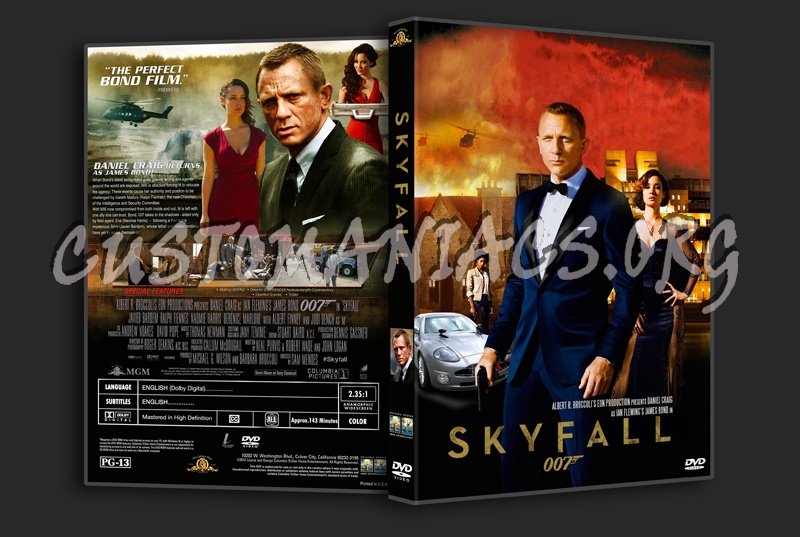 Skyfall dvd cover