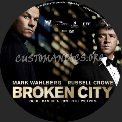 Broken City dvd label