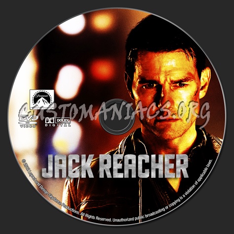 Jack Reacher dvd label