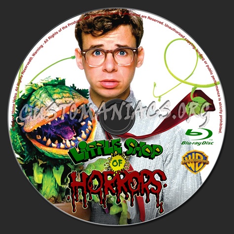 Little Shop of Horrors blu-ray label