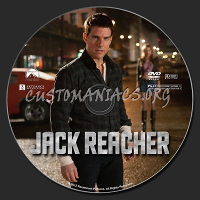 Jack Reacher dvd label