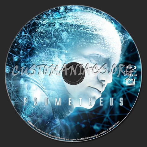 Prometheus blu-ray label