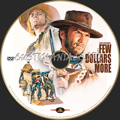 For a Few Dollars More dvd label