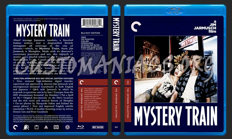 521 - Mystery Train blu-ray cover