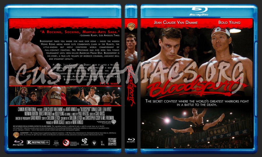 Bloodsport blu-ray cover