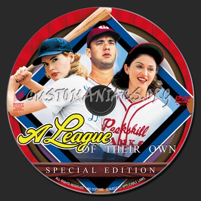A League Of Their Own (1992) dvd label