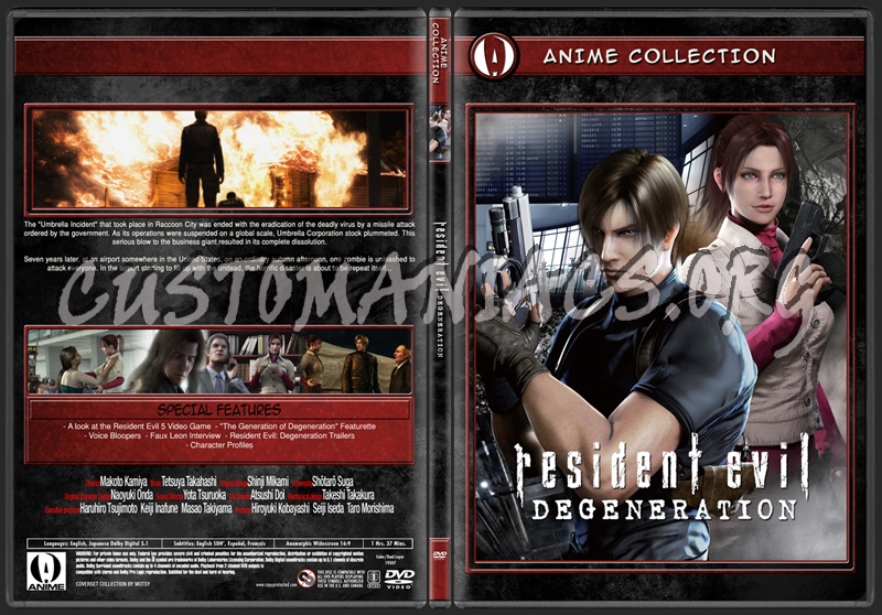 Anime Collection Resident Evil Degeneration 