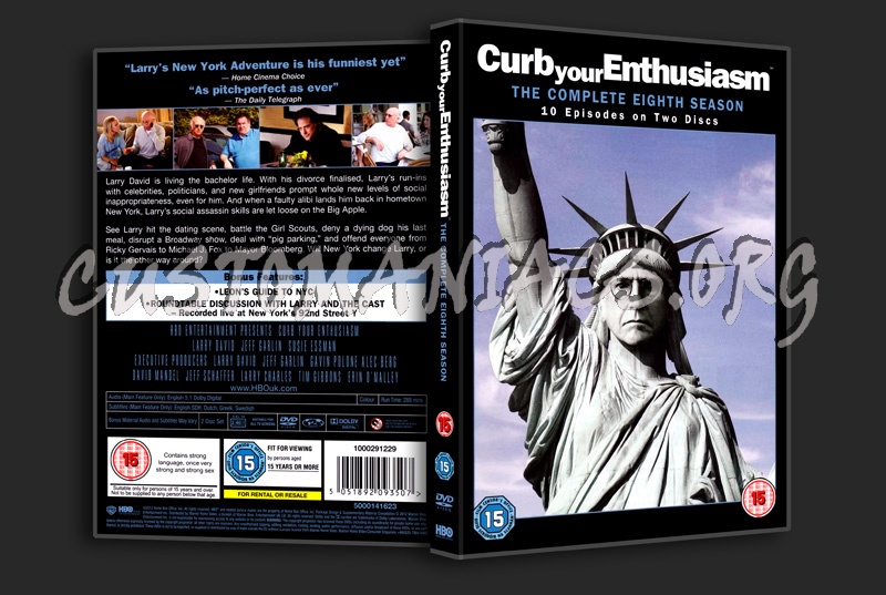 Curb Your Enthusiasm Season 8 dvd cover