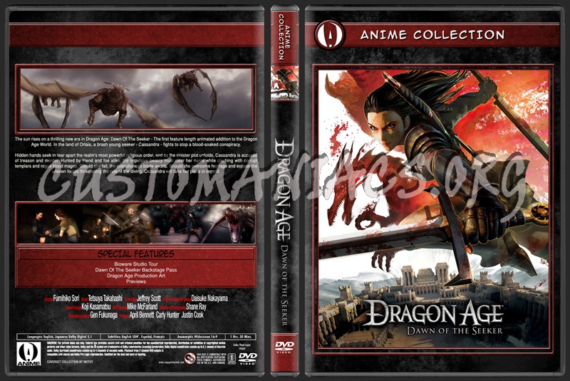 Anime Collection Dragon Age Dawn Of The Seeker dvd cover