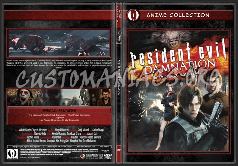 Anime Collection Resident Evil Damnation 