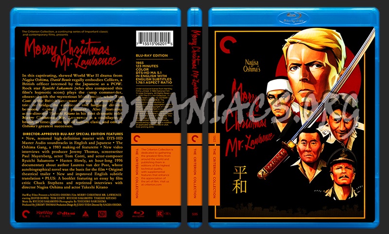 535 - Merry Christmas Mr. Lawrence blu-ray cover