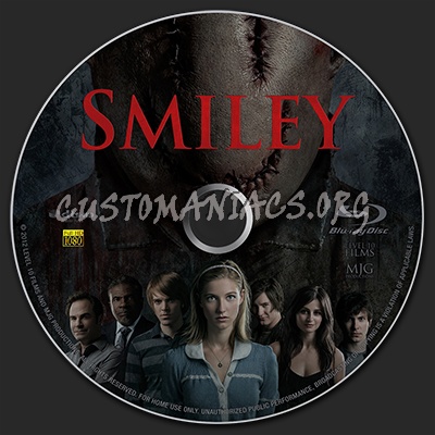 Smiley blu-ray label