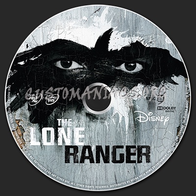 The Lone Ranger dvd label