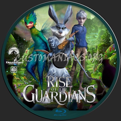 Rise of the Guardians blu-ray label