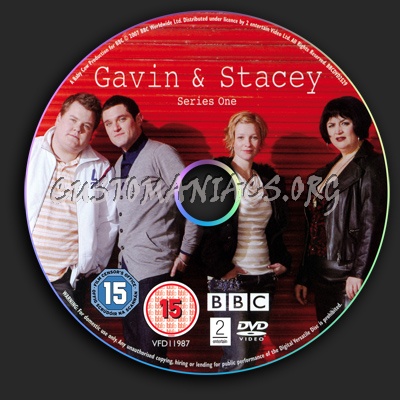 Gavin and Stacey Series 1 dvd label