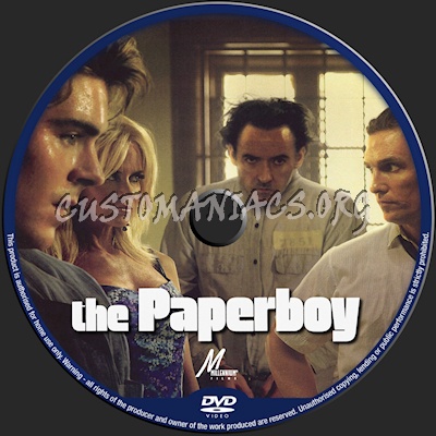 The Paperboy dvd label