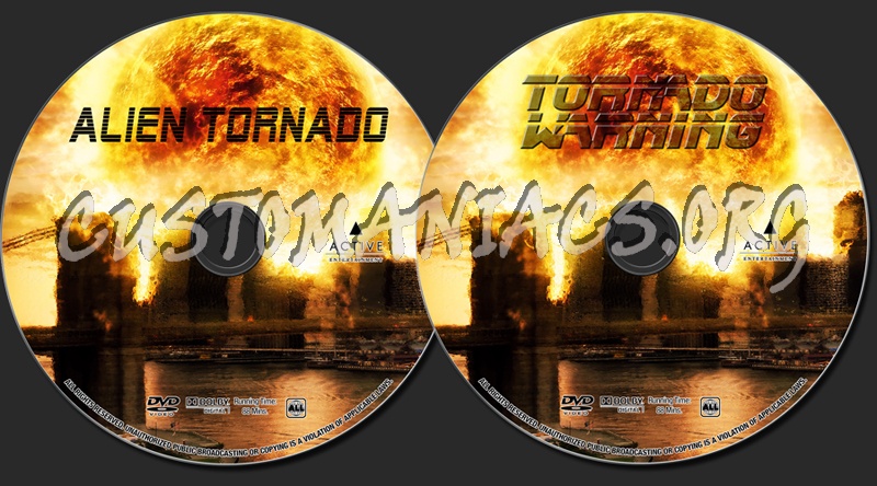 Alien Tornado (aka Tornado Warning) dvd label