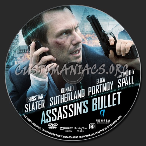 Assassin's Bullet dvd label