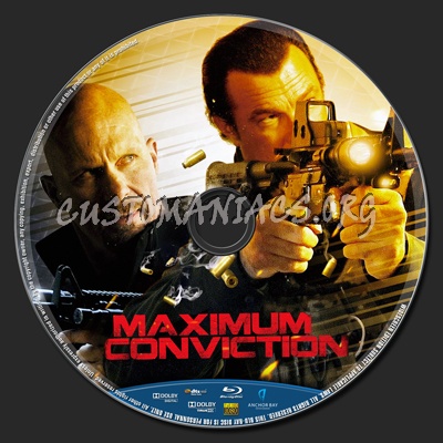 Maximum Conviction blu-ray label