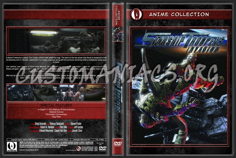 Anime Collection Starship Troopers Invasion dvd cover