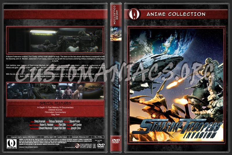 Anime Collection Starship Troopers Invasion dvd cover