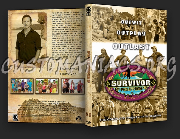 Survivor Philippines - Season 25 dvd cover