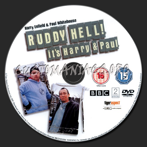 Ruddy Hell It's Harry And Paul dvd label