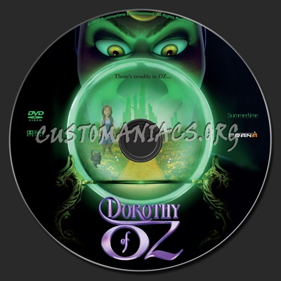 Dorothy of Oz dvd label