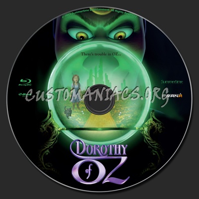 Dorothy of Oz blu-ray label