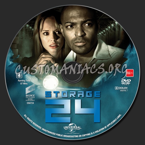 Storage 24 dvd label