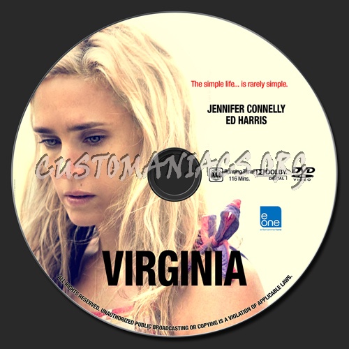 Virginia dvd label