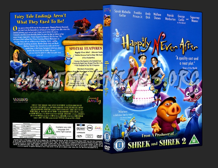 Happily N'ever After dvd cover