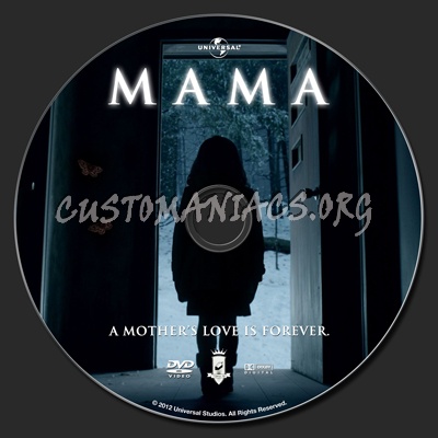 Mama (2013) dvd label