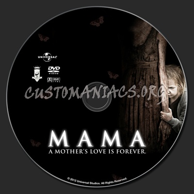 Mama (2013) dvd label