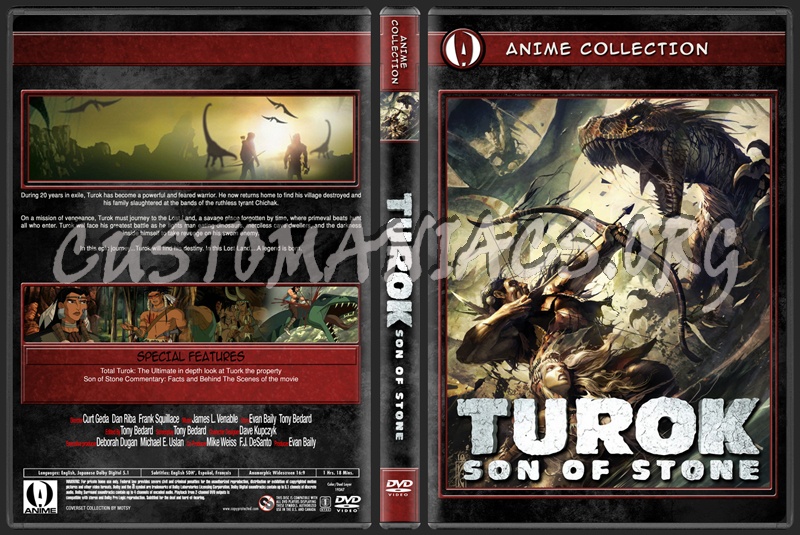 Anime Collection Turok Son Of Stone dvd cover