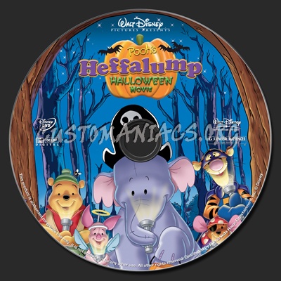 Pooh's Heffalump Halloween Movie dvd label