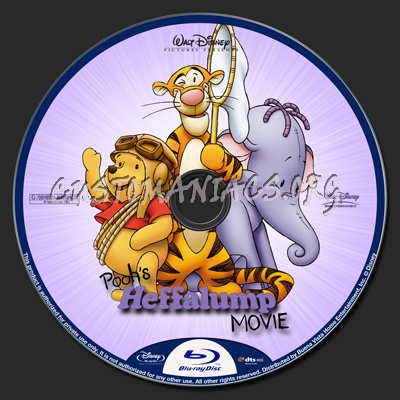 Pooh's Heffalump Movie blu-ray label