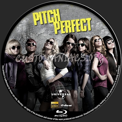 Pitch Perfect blu-ray label